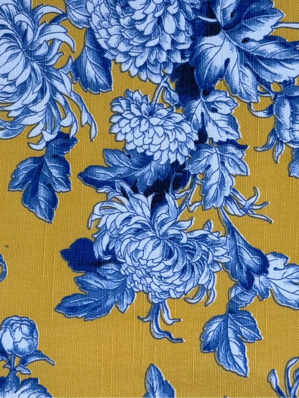 Handmade vintage fabric Blue Floral Crop top - Picture 4 of 4
